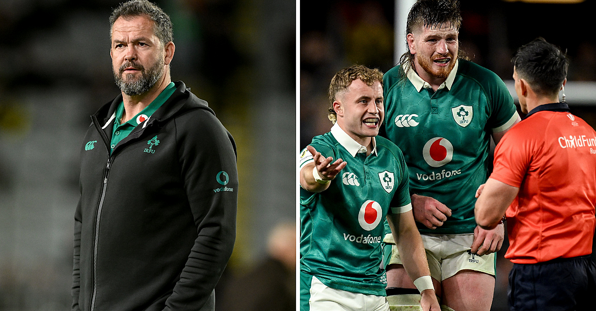 Andy Farrell Tactically Chose His Words On Ref After Ireland's Hefty New Zealand Defeat