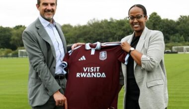 Aston Villa Announces Visit Rwanda as Front-of-Shirt Sponsor