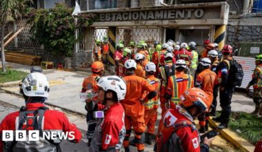 Survivor buried by Venezuela quakes eight days ago is cheering rescuers on - BBC