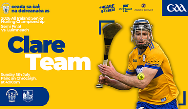 Clare Team Named for All Ireland Semi Final