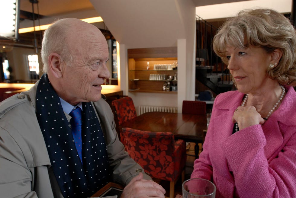 Audrey Roberts, Ted Page, Coronation Street audrey roberts, ted page, coronation street