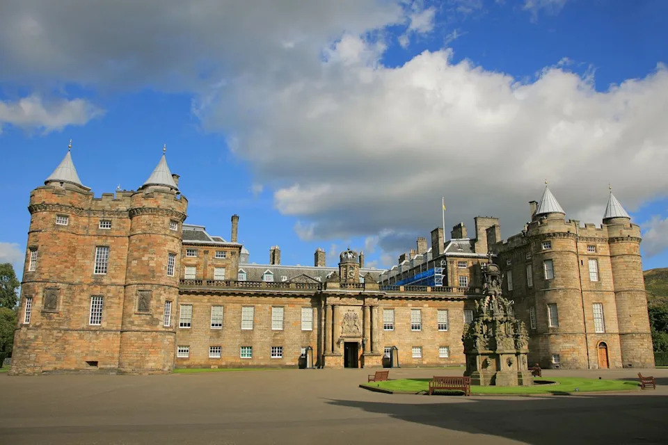 Palace of the Holyroodhouse in Edinburgh, Scotland.Credit: Alamy