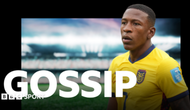 Gossip graphic with a picture of Julian Alvarez
