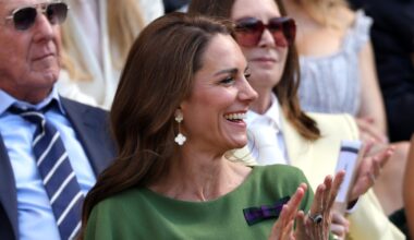 Kate Middleton Rewears Her Favorite Van Cleef Earrings to Wimbledon