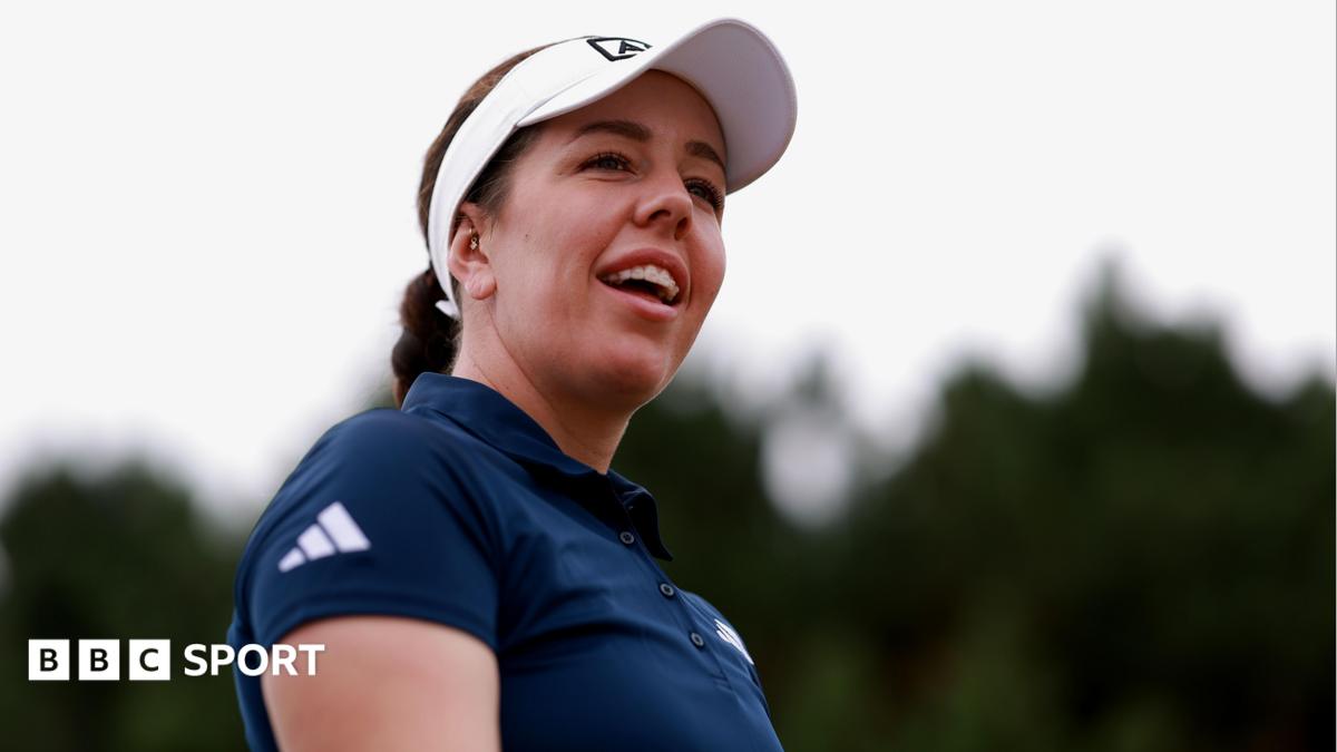 English golfer Georgia Hall during the 2026 Women's Open pro-am event