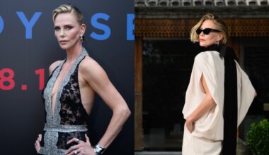 Charlize Theron wears Givenchy and Lanvin at "The Odyssey" photo call and fan event on July 30 in Beijing, China.