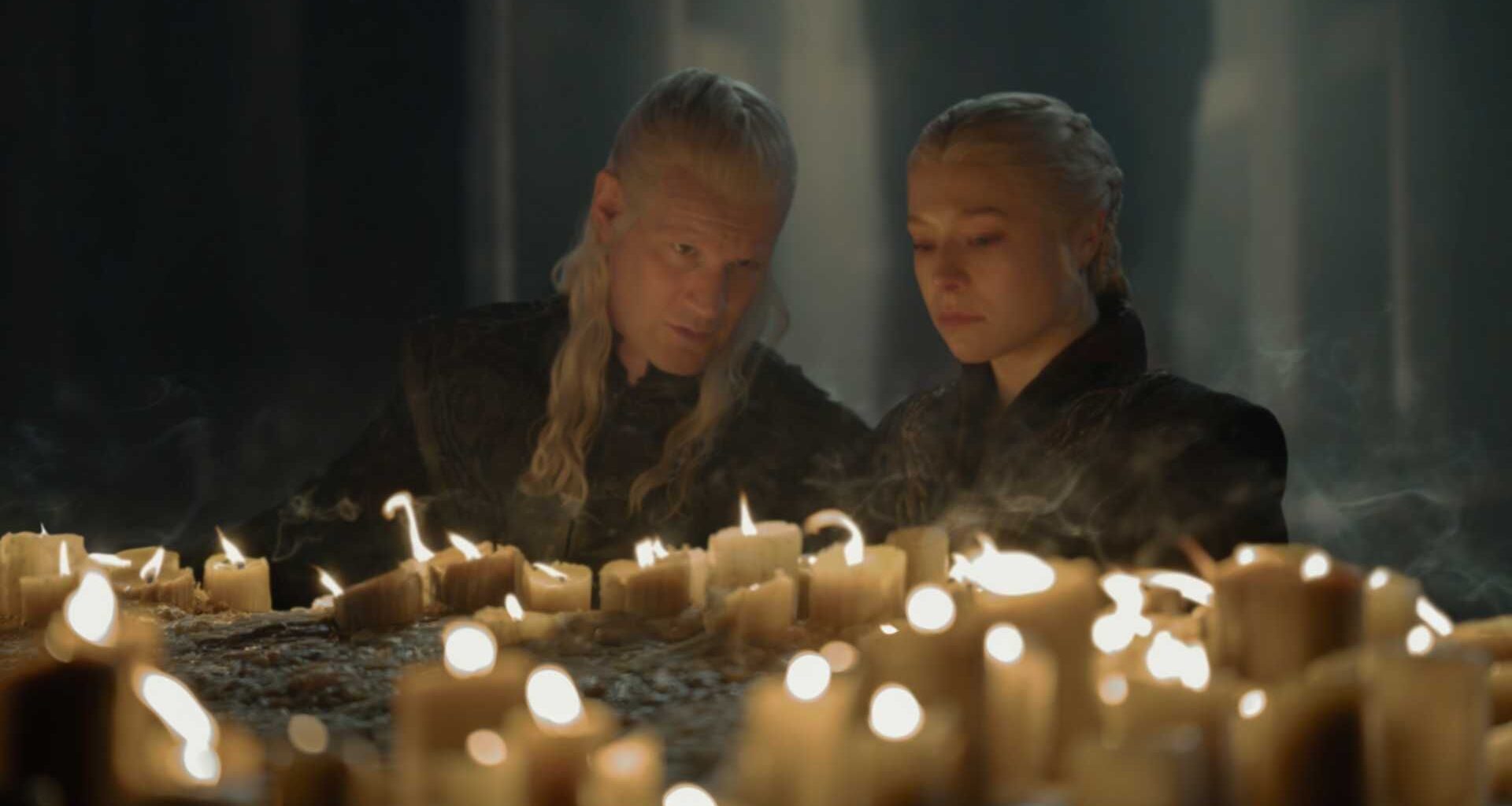 Matt Smith and Emma D'Arcy in House of the Dragon season 3 episode 5