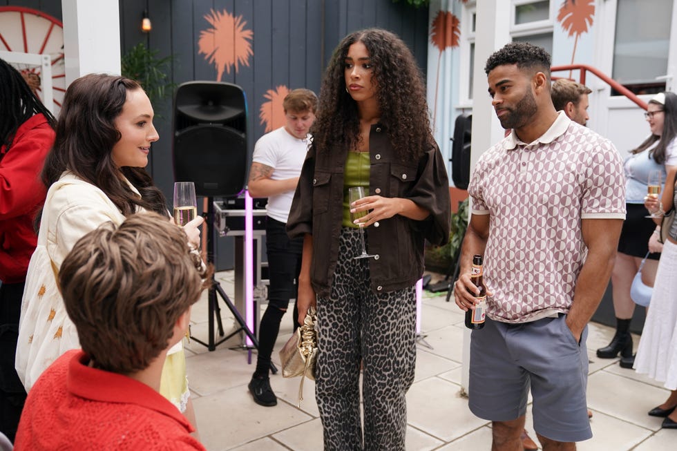 Caleb Keane, Frankie Osborne, Vicky Grant and Prince McQueen in Hollyoaks caleb keane, frankie osborne, vicky grant and prince mcqueen in hollyoaks