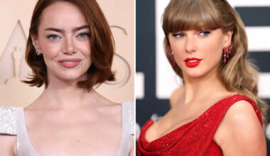 Emma Stone Dazzles With an Elegant Updo at Taylor Swift and Travis Kelce's Wedding