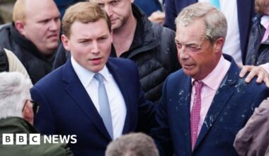 Nigel Farage denies rules broken after reports benefits from ally were not declared - BBC