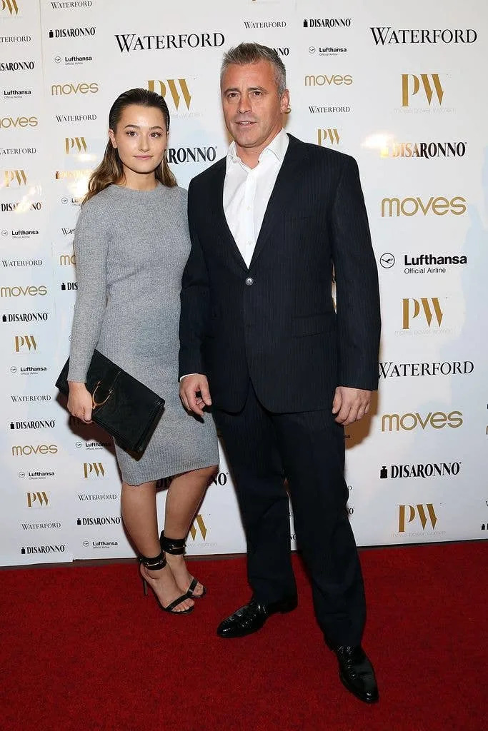 Actor Matt LeBlanc with his daughter attends the Moves 2014 Power Women Gala at India House Club on November 14, 2014 in New York City.