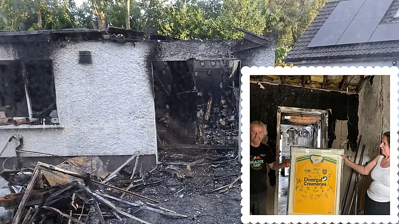 Donegal jersey unscathed as devastating fire destroys family home