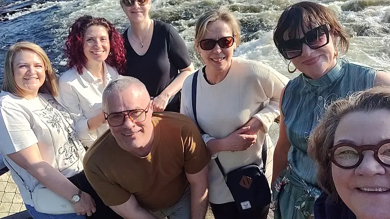 Donegal Tweed takes centre stage at international workshop in Sweden
