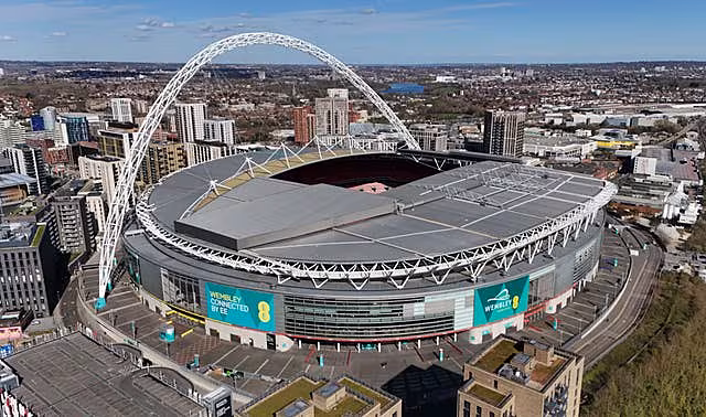 Wembley Stadium aerial views