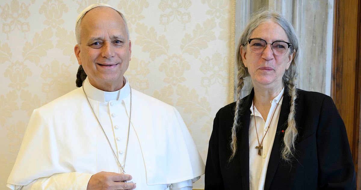 Patti Smith Hung Out With Pope Leo