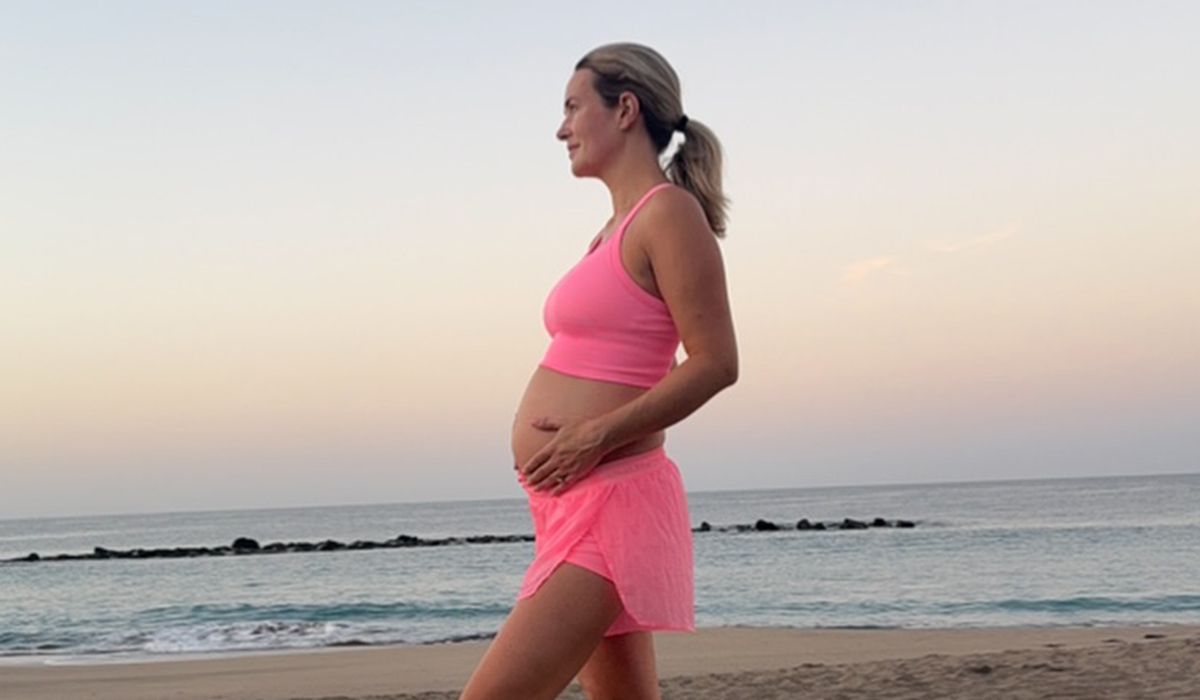 Aoibhín Garrihy pregnant with her fourth child. Pic: Aoibhín Garrihy / Instagram