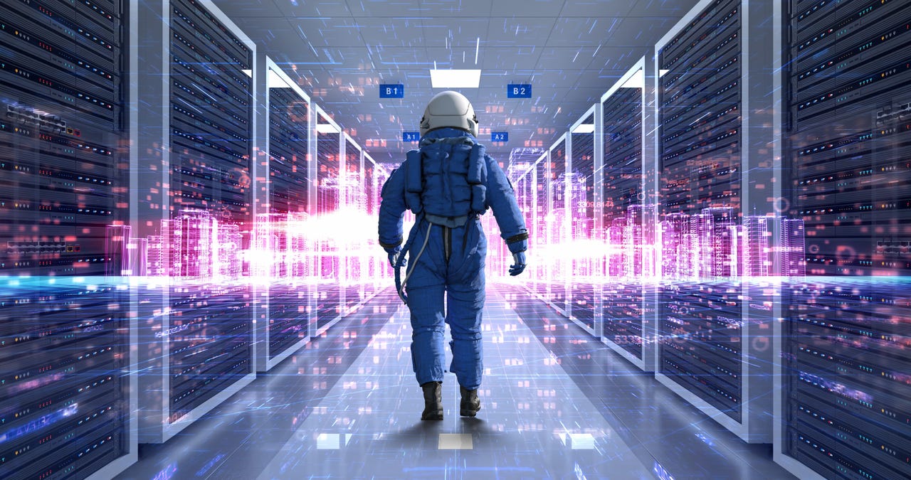 astronaut in space