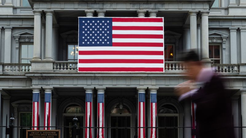 Trump plan to test paint on the Eisenhower Executive Office Building faces new legal challenge
