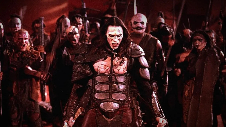 A group of possessed Martians standing together in 
