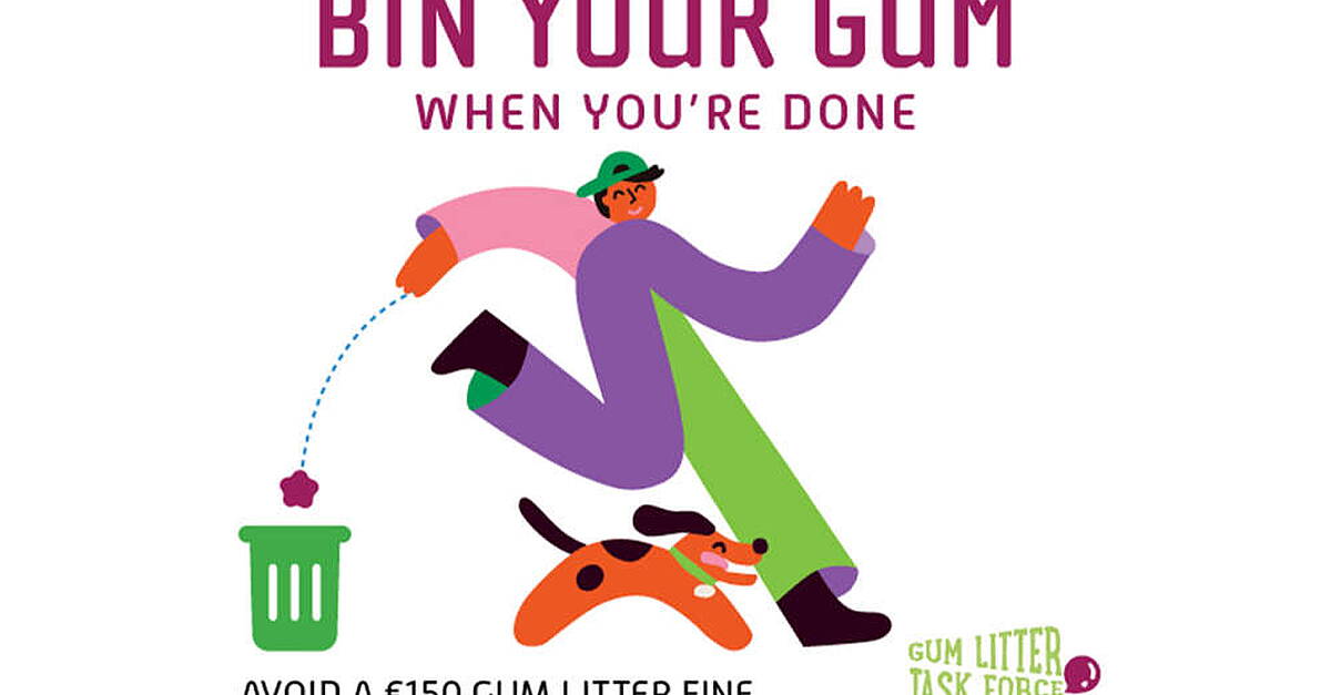 Gum Litter Task Force Roadshow coming to towns across Ireland