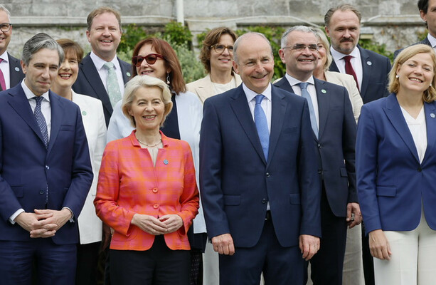 Taoiseach's old student stomping ground delights von der Leyen as EU presidency kicks off - The Journal