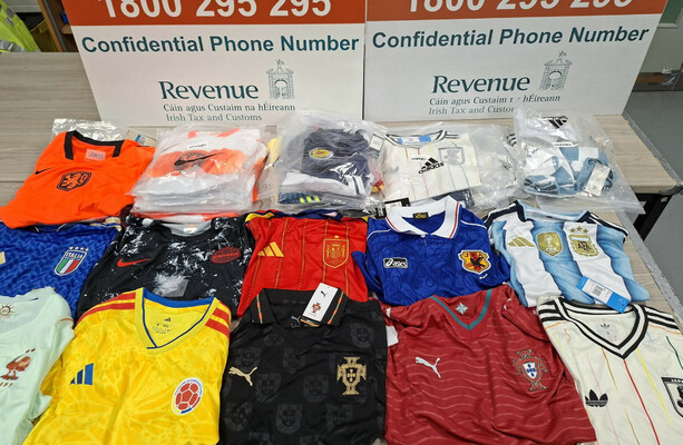 Drugs, alcohol, flares, knives and World Cup jerseys among contraband seized recently by Revenue