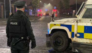 Police cars damaged as up to 100 young people throw masonry at officers and set bins alight - The Journal