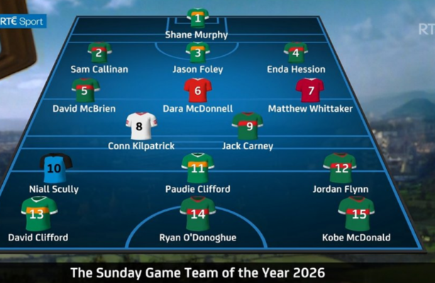 Here's the Sunday Game football Team of the Year and Footballer of the Year