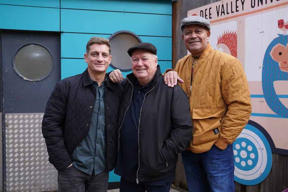 Tinhead O'Leary, Sinbad and Donny Clark in Hollyoaks tinhead o'leary, sinbad and donny clark in hollyoaks