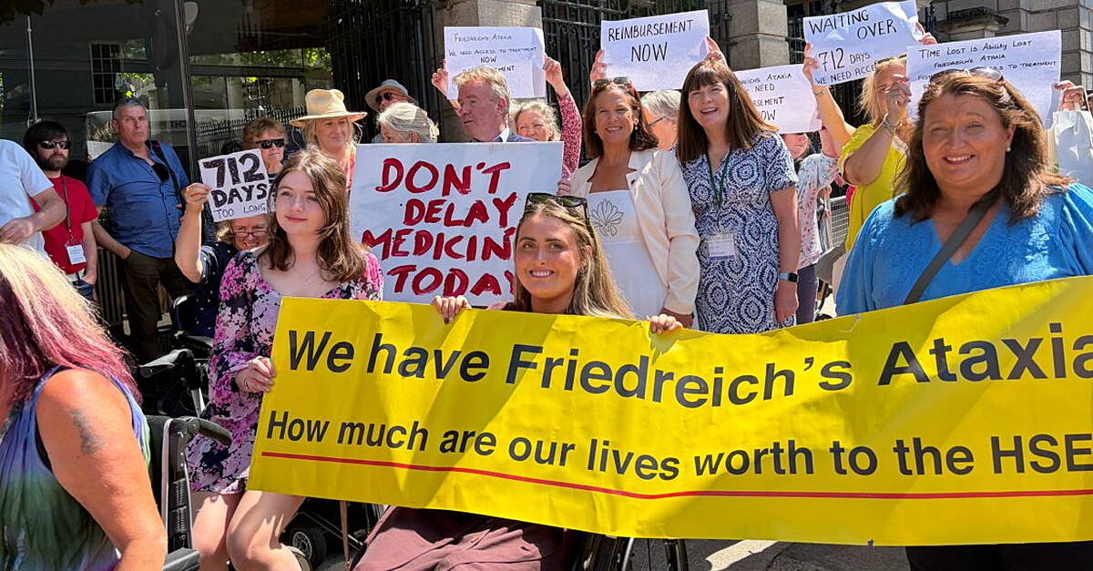 HSE urged to ‘think past price’ in protest over drug for Friedreich’s Ataxia
