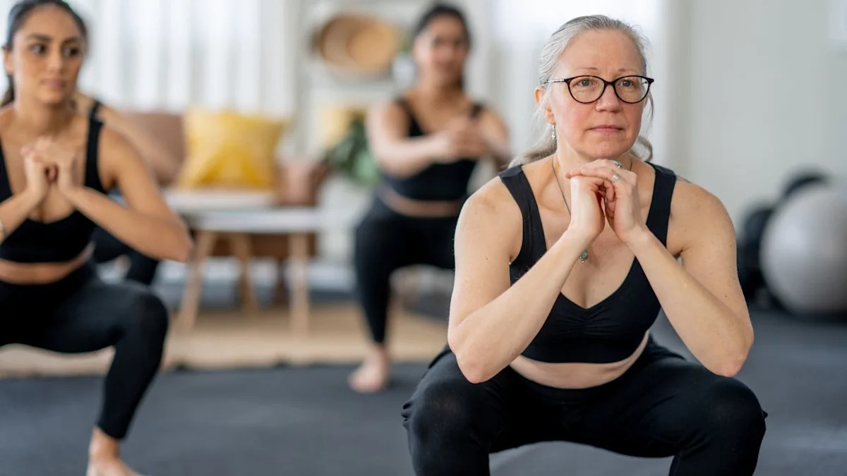 Reduce your risk of falls and strengthen your bones with this trainer’s three simple home exercises for a f...