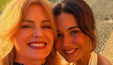Isla Fisher and Emmanuelle Chriqui turn heads at 50 in show-stopping looks for 'wedding of the century'