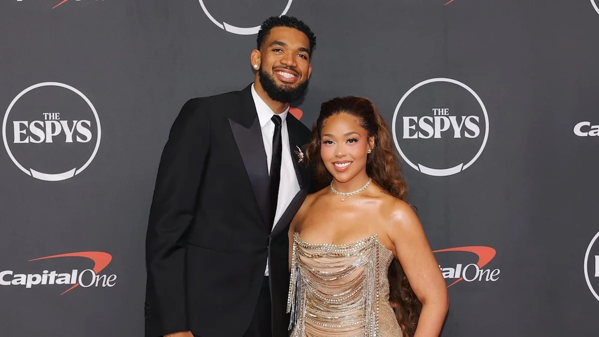 ‘She makes me better’: Karl-Anthony Towns shares what Jordyn Woods means to him as they prepare to tie the knot