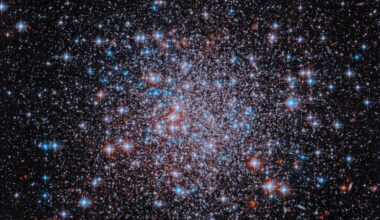This Hubble image shows NGC 6426, a globular cluster some 67,000 light-years away in the constellation of Ophiuchus. Image credit: NASA / ESA / A. Dotter, Dartmouth College / Gladys Kober, NASA & Catholic University of America.
