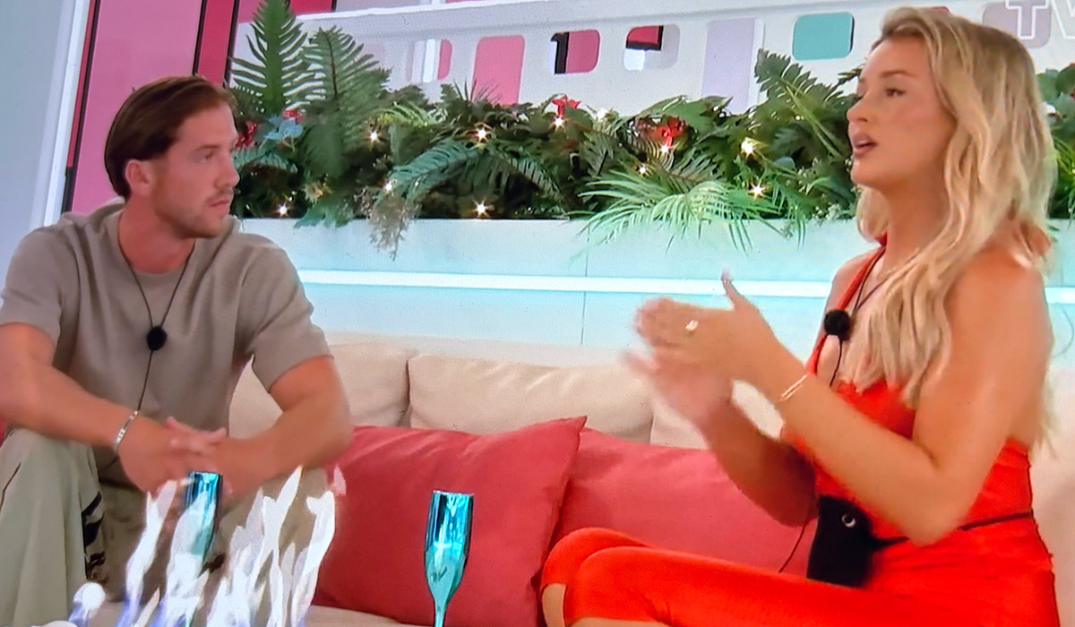 Charleen Murphy on Love Island. Pic: ITV