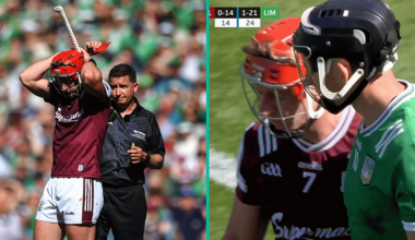 Limerick Star Showed Class With Gesture To Galway Man After Red Card