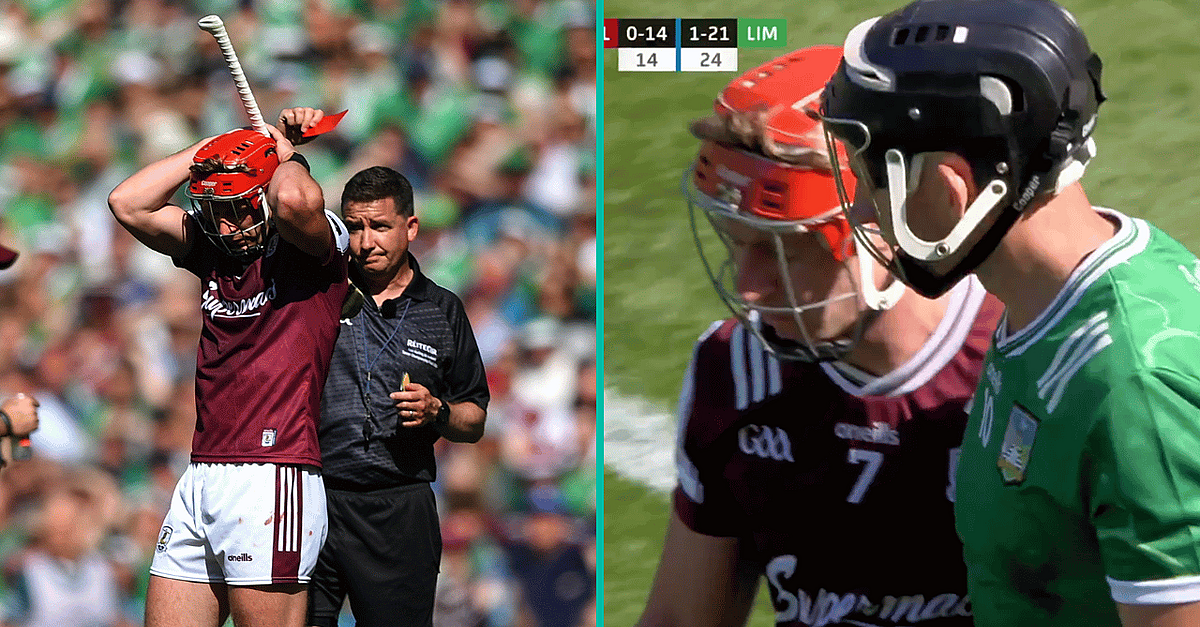 Limerick Star Showed Class With Gesture To Galway Man After Red Card