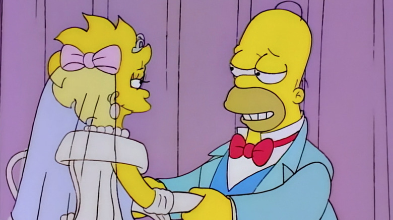 Homer talks to adult Lisa in "Lisa's Wedding"