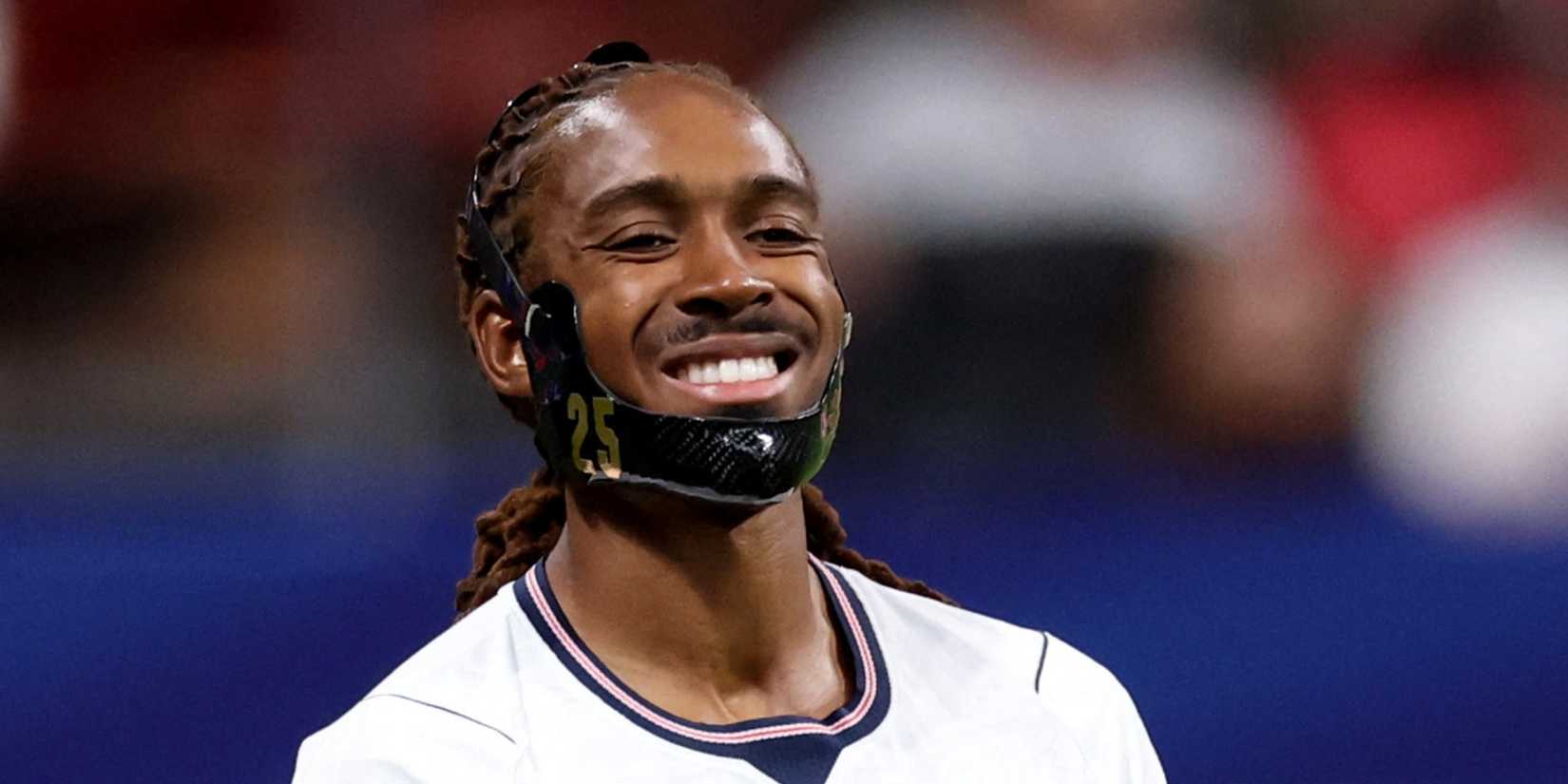 Djed Spence Face Mask England World Cup 2026