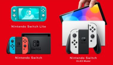 All three Nintendo Switch models