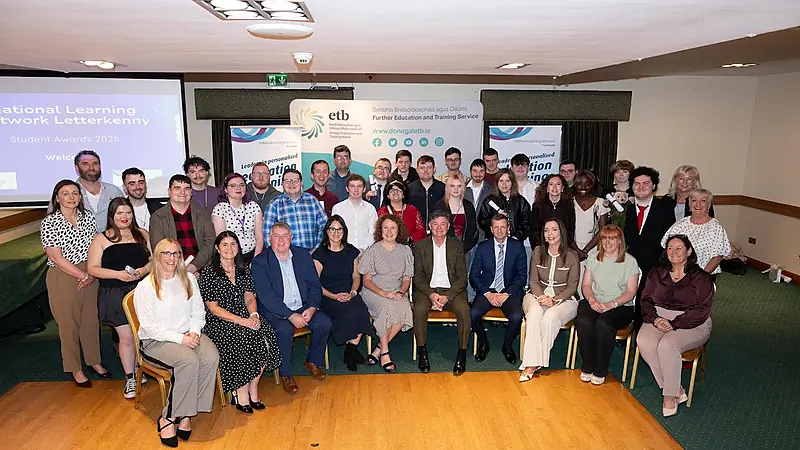 NLN Letterkenny and Donegal ETB celebrate Learner Achievement Awards