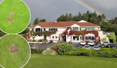 Outrage after vandals target prized green at golf club