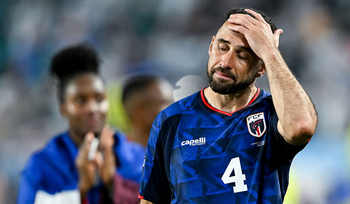 Pico Lopes after the Argentina vs Cabo Verde game. Pic: INPHO/Luciano Bisbal