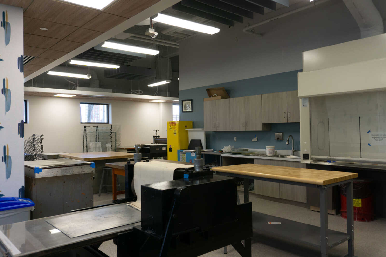 Step into the Print Making Studio at The Studios of Arlington Arts, where artists bring ideas to life