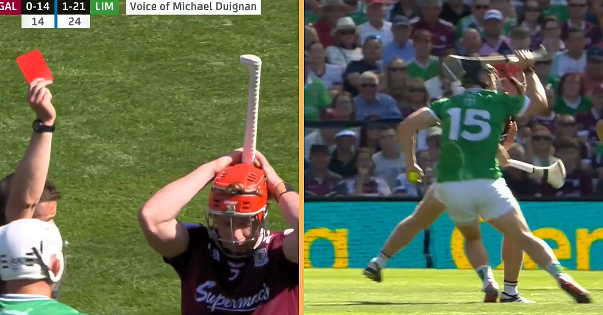 Ref Mic Gave Interesting Insight Into Galway Red Card Call Vs Limerick