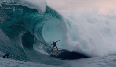 Russell Bierke surfing Shipsterns Bluff