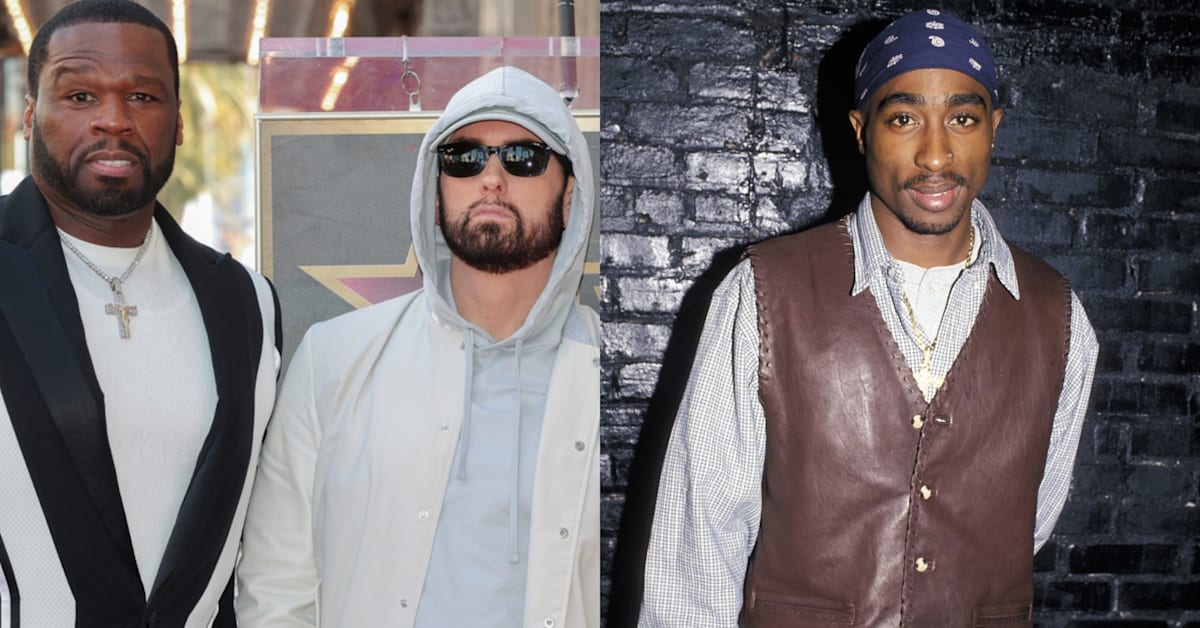 50 Cent, Eminem, and Tupac