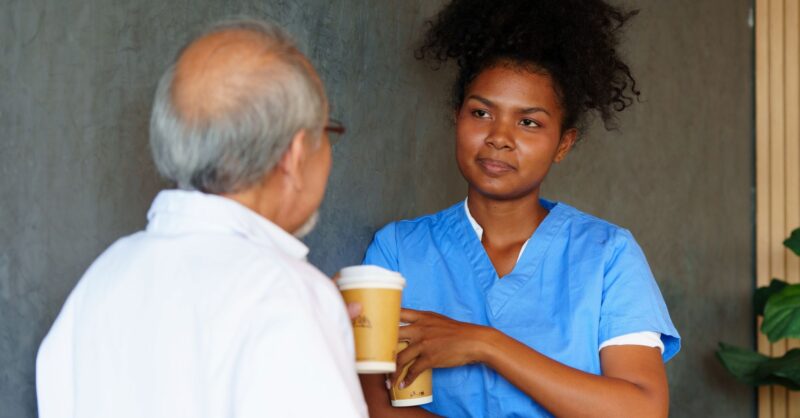A cup of tea can determine whether people get the help they need
