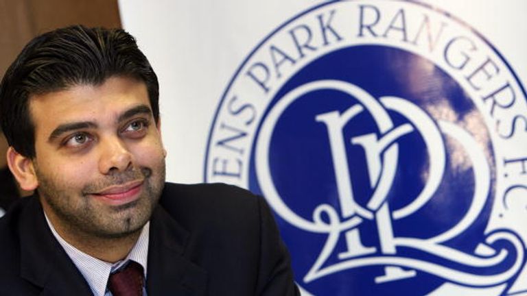 Amit Bhatia was QPR's co-owner until July 21, when he transferred his share of the club to Ruben Gnanalingam.