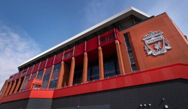 LIVERPOOL, ENGLAND - MAY 5: A general view of Anfield Stadium, home of Liverpool FC, on May 5, 2023 in Liverpool, United Kingdom. (Photo by Joe Prior/Visionhaus via Getty Images)